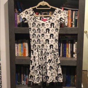 Betsey Johnson photo booth dress black and white
